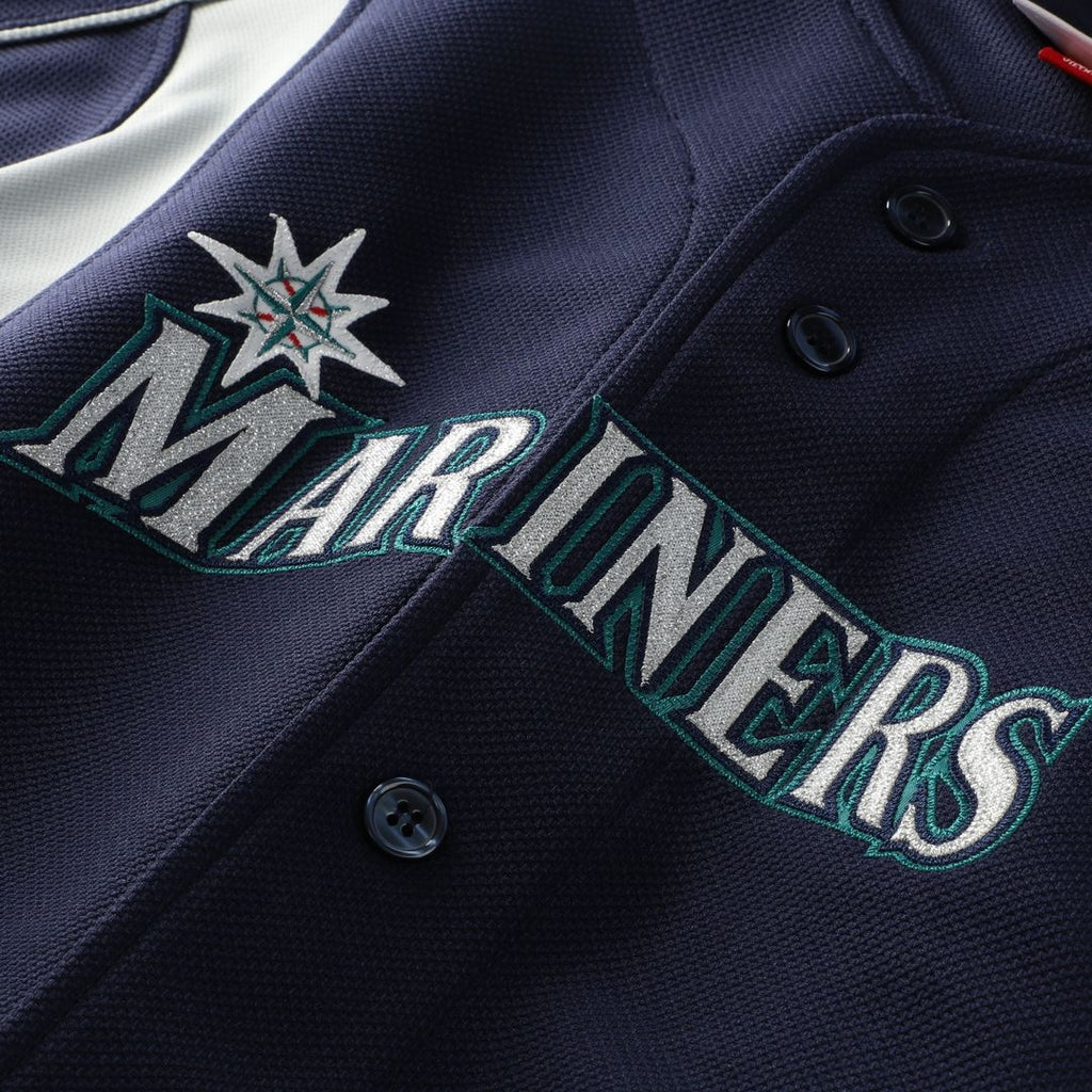 Seattle Mariners Ichiro Suzuki Mitchell & Ness Cooperstown Batting Practice Jersey - Navy