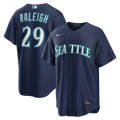Seattle Mariners Cal Raleigh Nike Road Replica Jersey - Navy