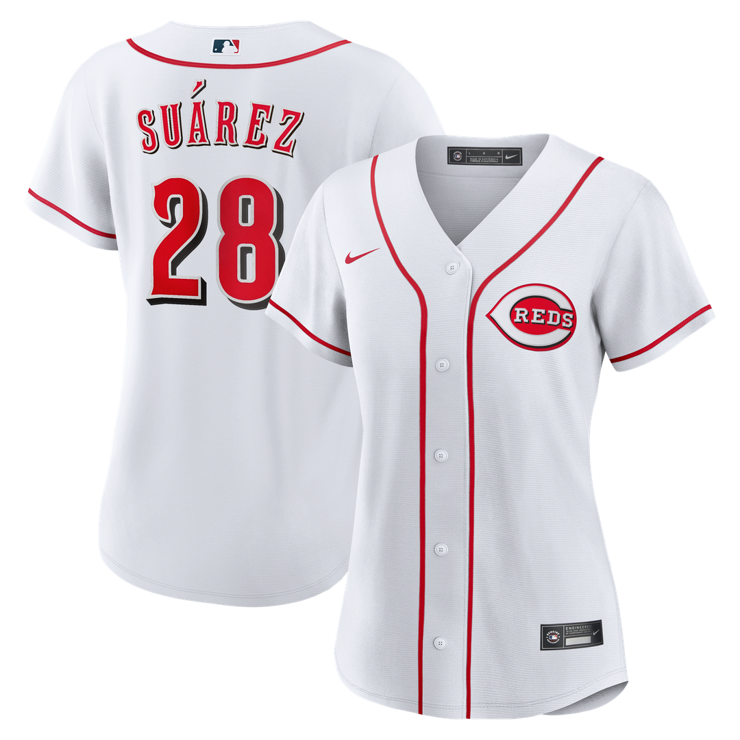 Cincinnati Reds Eugenio Suárez Nike Women's Home Replica Jersey - White