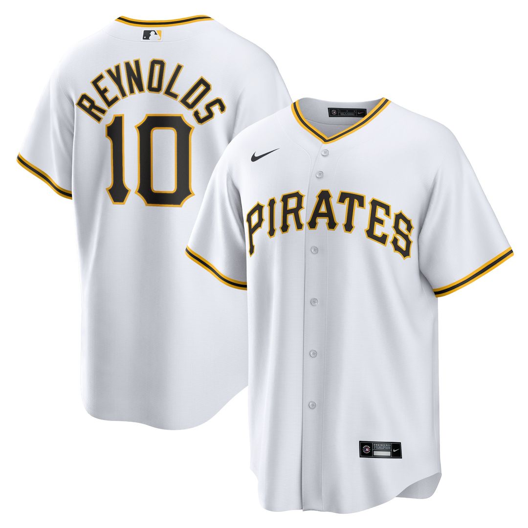 Pittsburgh Pirates Bryan Reynolds Nike Replica Player Jersey - White