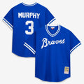 Atlanta Braves Dale Murphy Mitchell & Ness Authentic Batting Practice Jersey - Royal