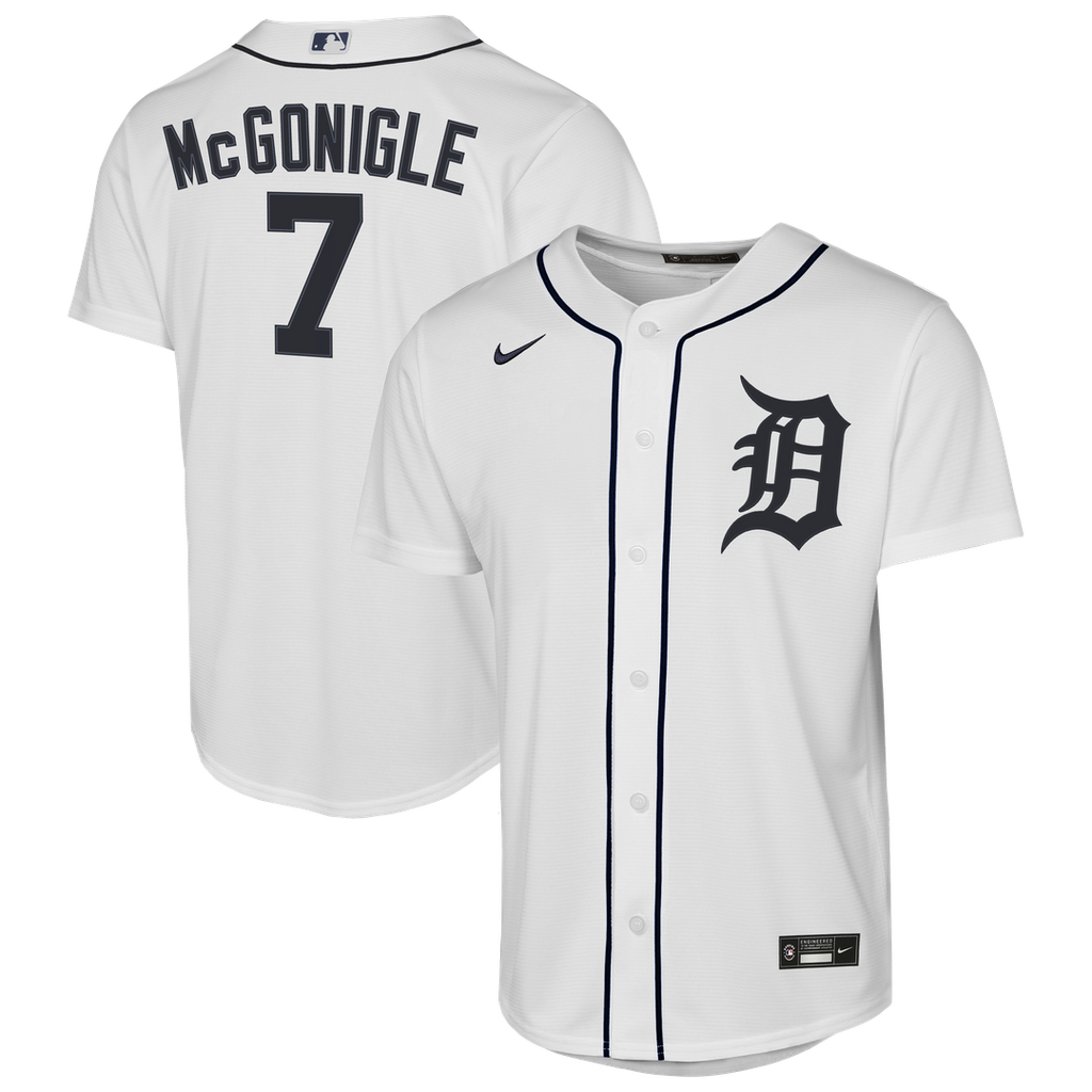 Detroit Tigers Kevin McGonigle Nike Youth Home Replica Jersey - White