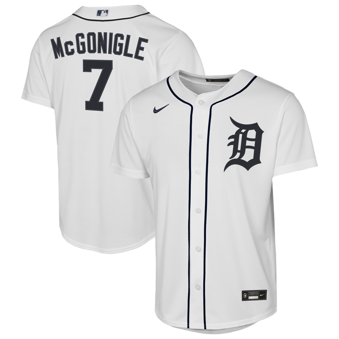 Detroit Tigers Kevin McGonigle Nike Youth Home Replica Jersey - White