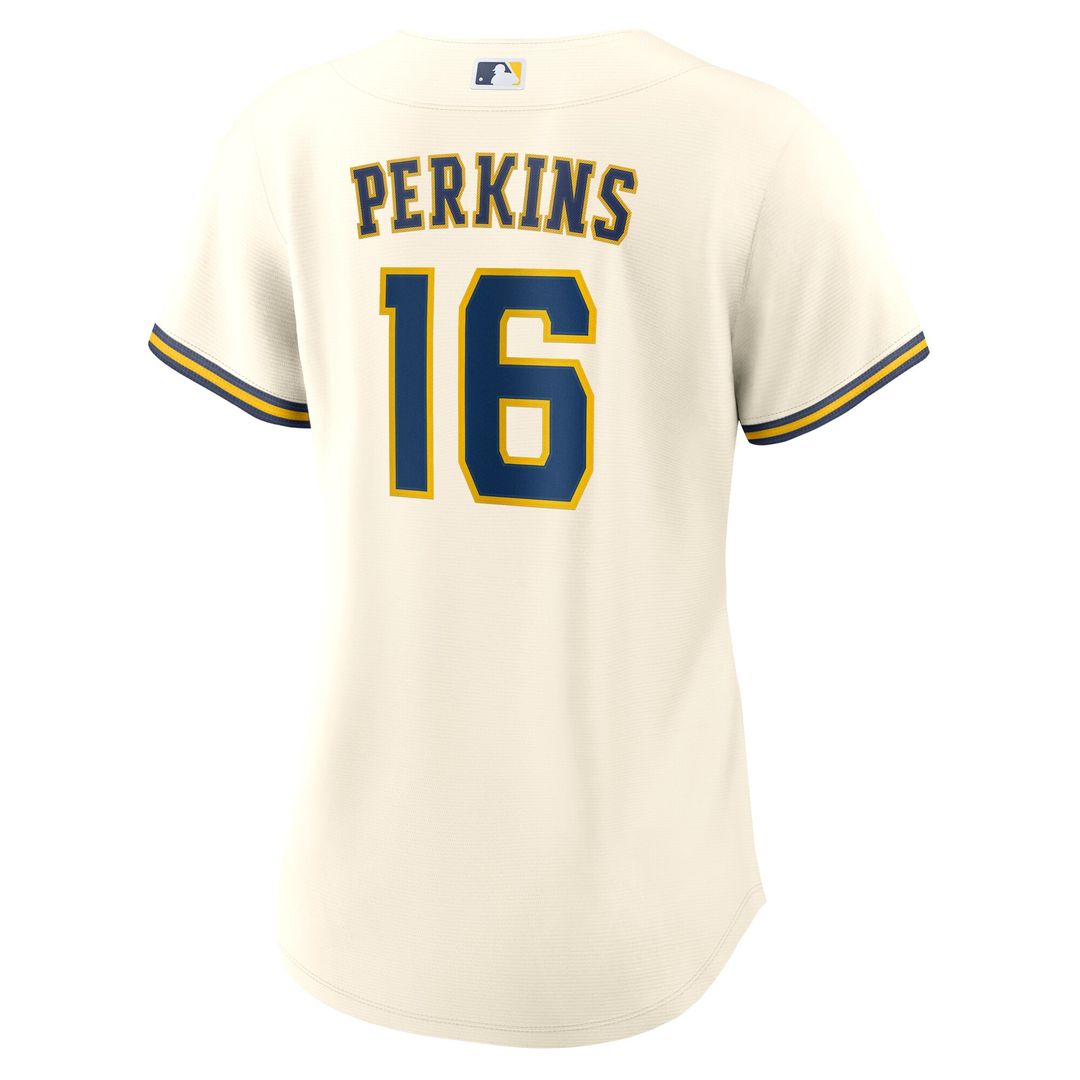 Milwaukee Brewers Blake Perkins Nike Women's Home Replica Jersey - Cream