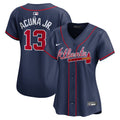 Atlanta Braves Ronald Acuña Jr. Nike Women's Alternate Limited Player Jersey – Navy