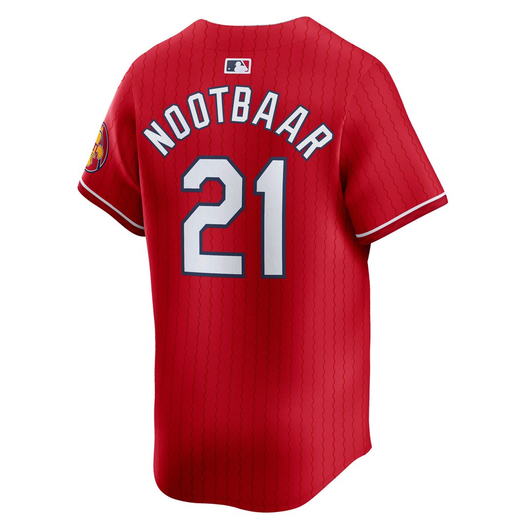 St. Louis Cardinals Lars Nootbaar Nike City Connect Limited Jersey - Red
