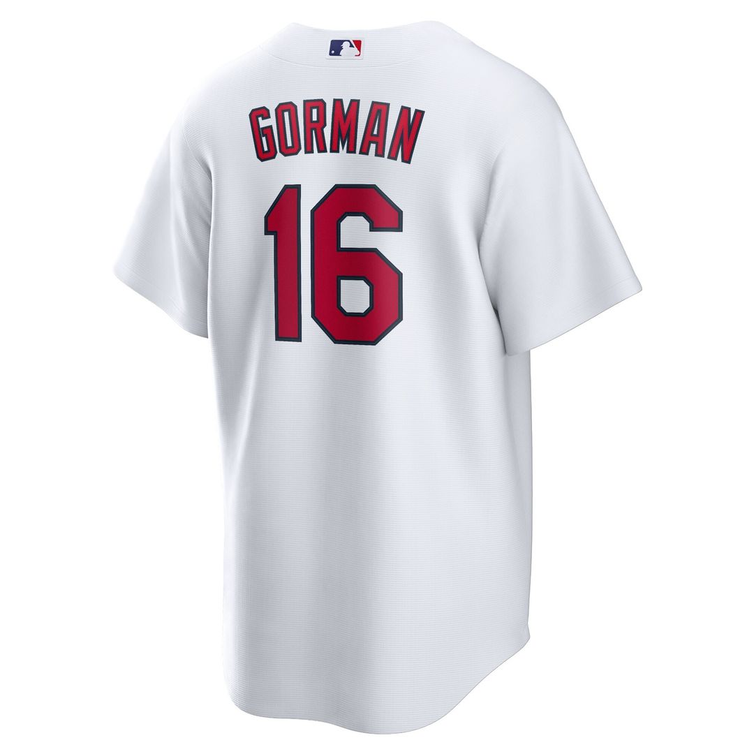 St. Louis Cardinals Nolan Gorman Nike Home Replica Jersey - White