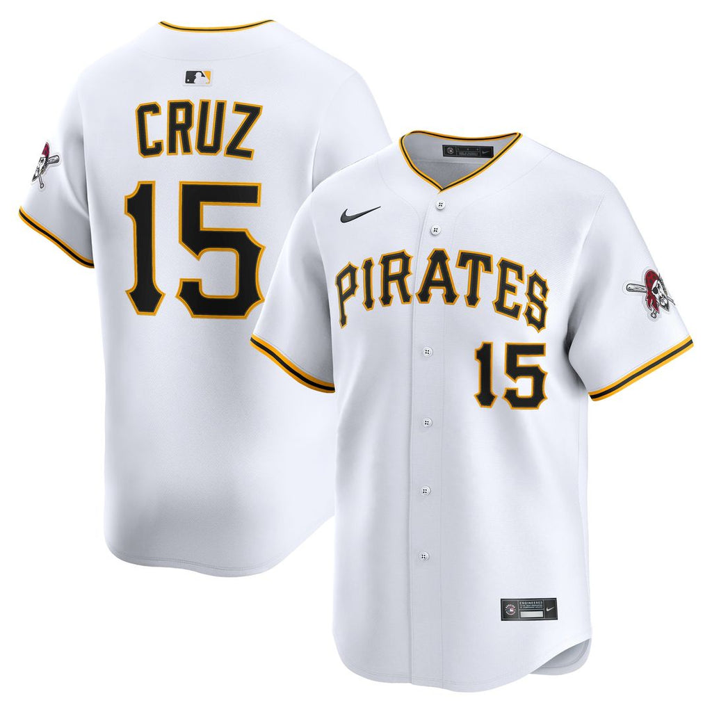 Pittsburgh Pirates Oneil Cruz Nike Home Limited Player Jersey - White