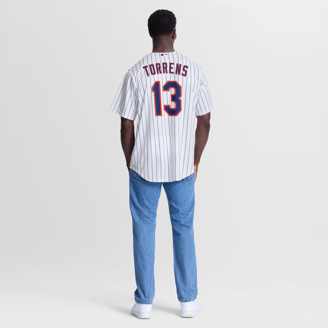 New York Mets Luis Torrens Nike Home Replica Jersey - White