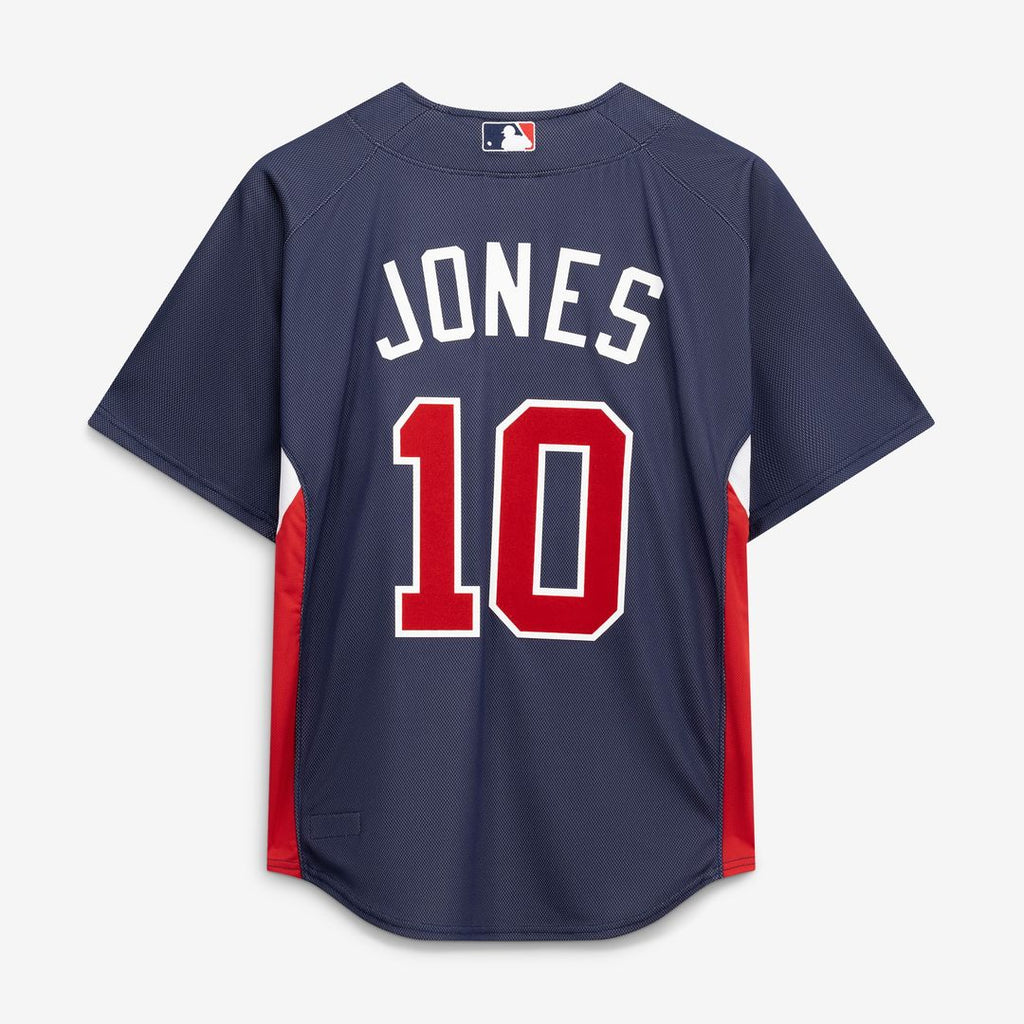 Atlanta Braves Chipper Jones Mitchell & Ness Authentic Batting Practice Jersey - Navy