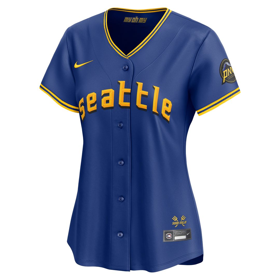 Seattle Mariners Nike Women's City Connect Limited Jersey - Royal