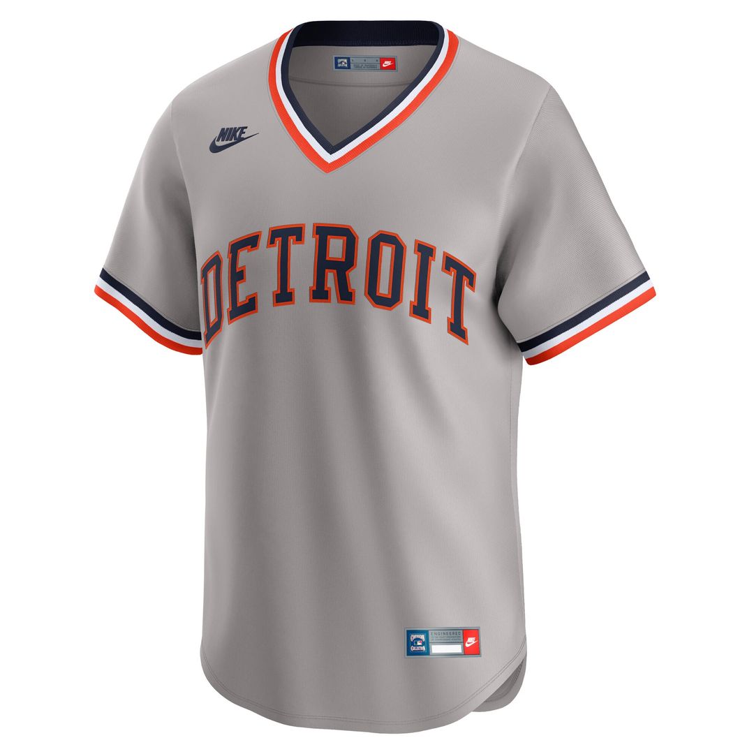 Detroit Tigers Alan Trammell Nike Cooperstown Limited Jersey - Gray