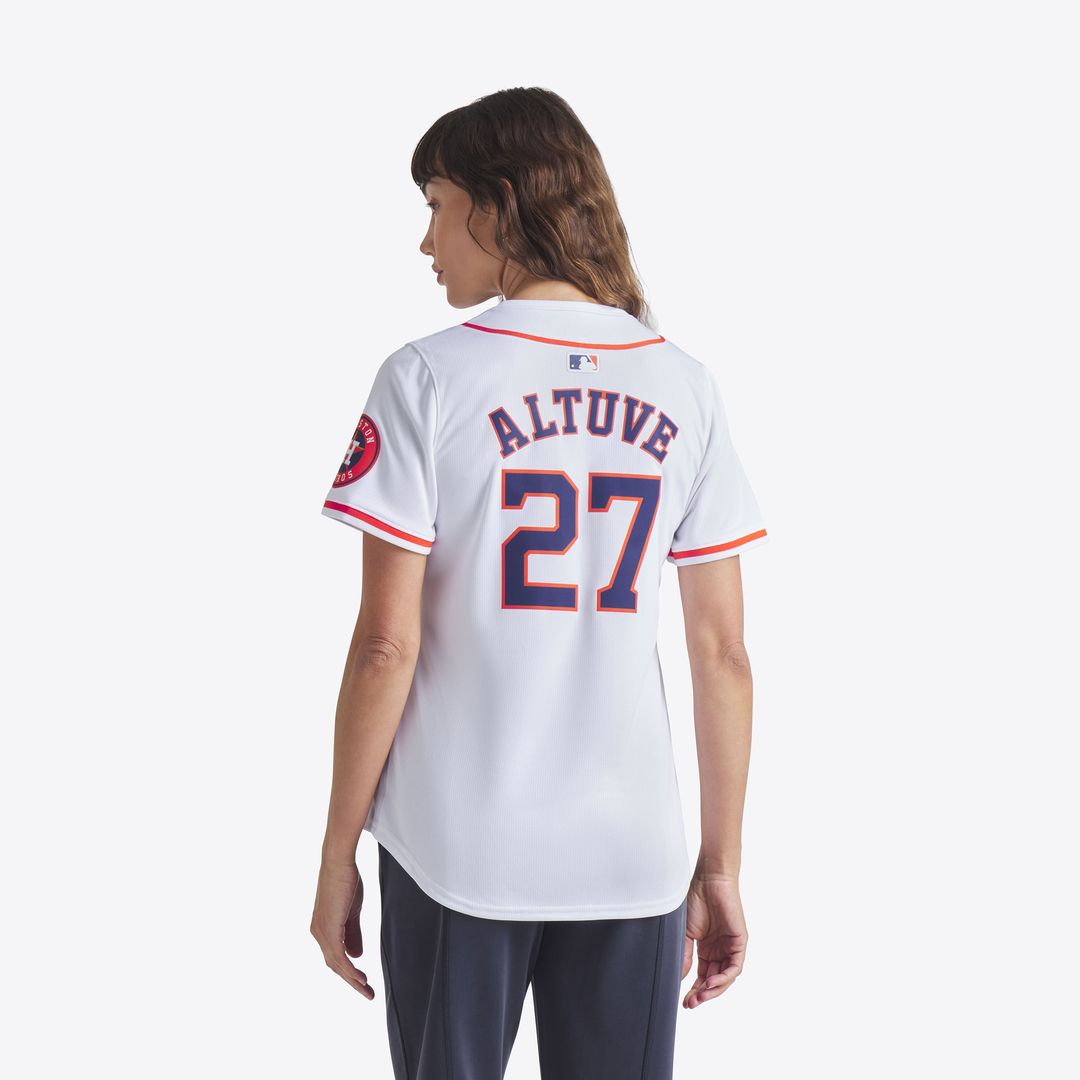 Houston Astros Jose Altuve Nike Women's Home Limited Player Jersey - White