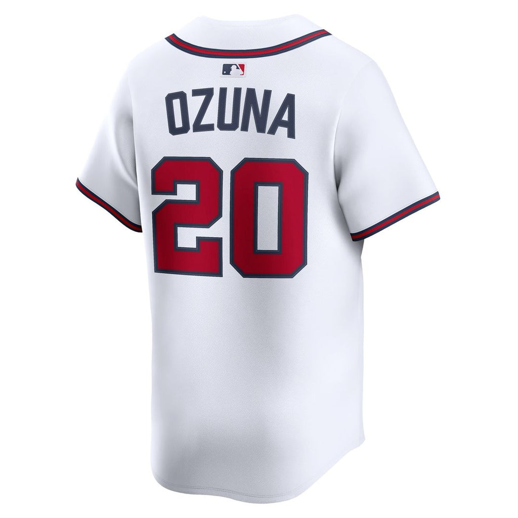 Atlanta Braves Marcell Ozuna Nike Home Limited Player Jersey - White