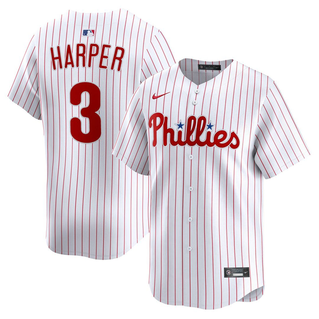Philadelphia Phillies Bryce Harper Nike Home Limited Player Jersey - White