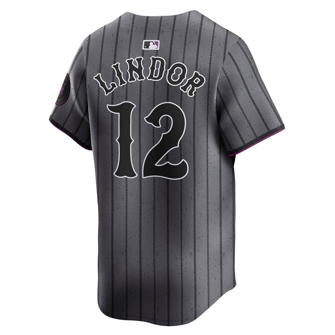 New York Mets Francisco Lindor Nike City Connect Limited Jersey - Gray