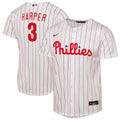 Philadelphia Phillies Bryce Harper Nike Youth Home Replica Player Jersey - White