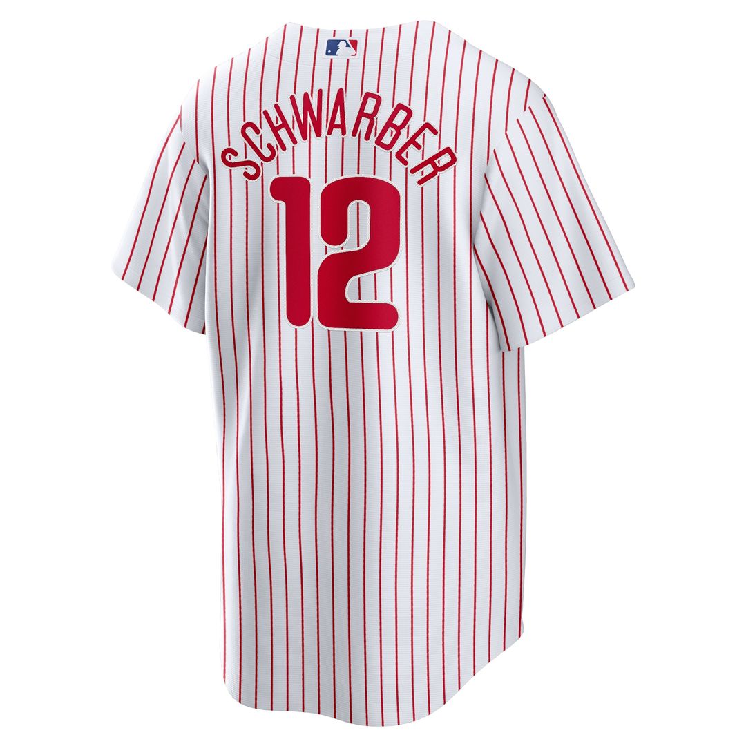 Philadelphia Phillies Kyle Schwarber Nike Replica Player Jersey - White
