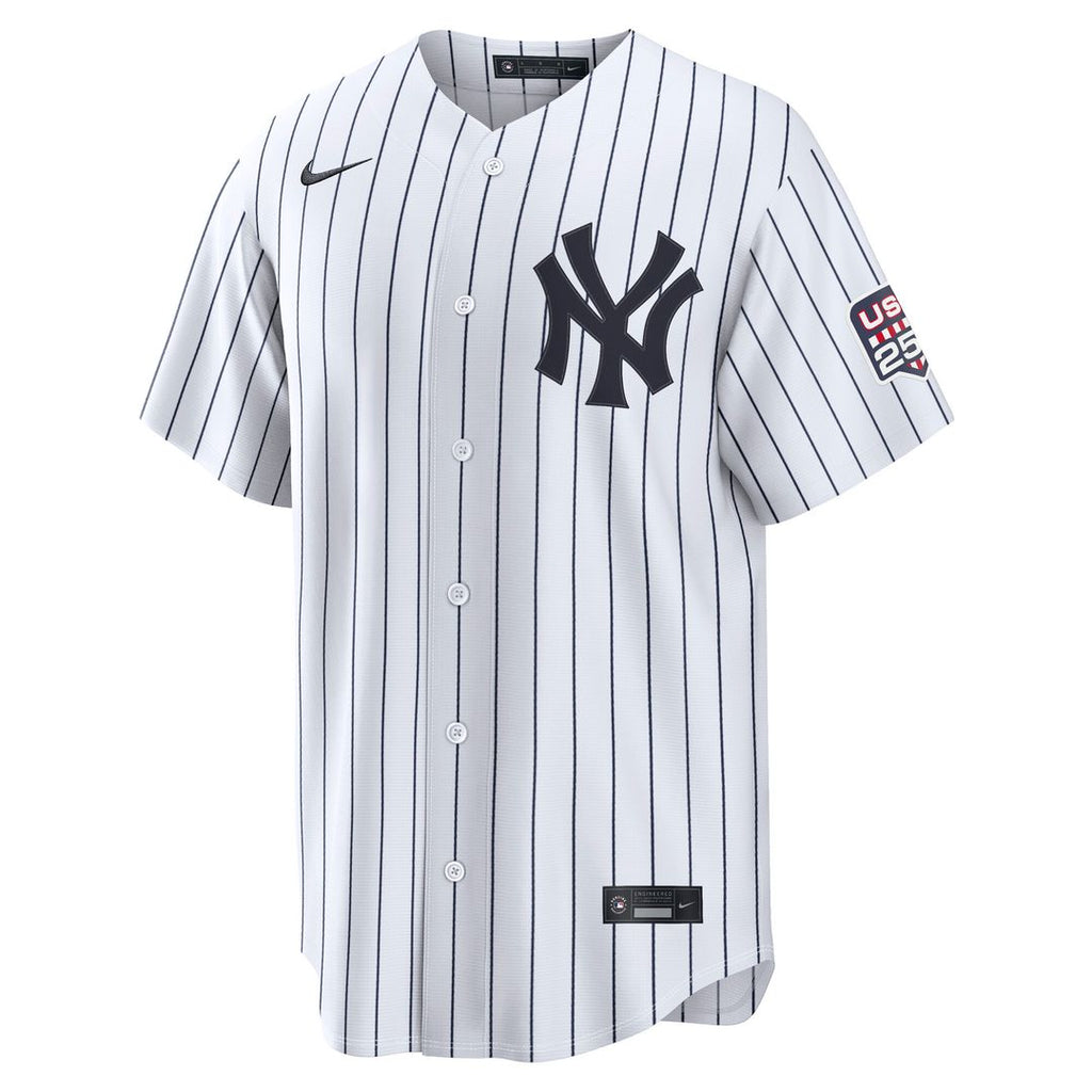 New York Yankees Aaron Judge Nike USA 250 Fourth of July Home Stadium Jersey - White