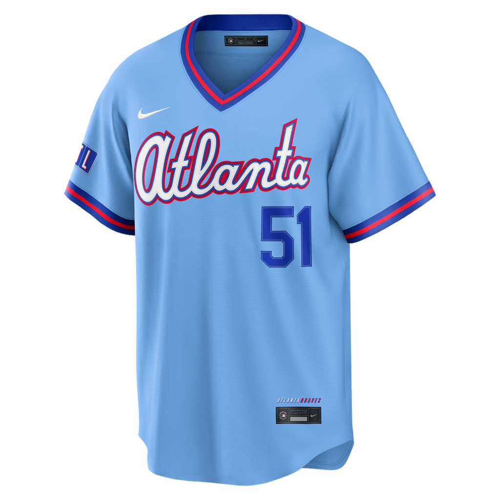 Atlanta Braves Chris Sale Nike 2026 City Connect Stadium Jersey - Powder Blue