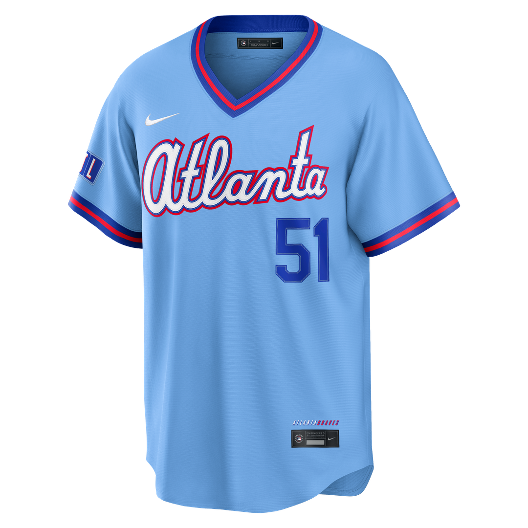 Atlanta Braves Chris Sale Nike 2026 City Connect Stadium Jersey - Powder Blue