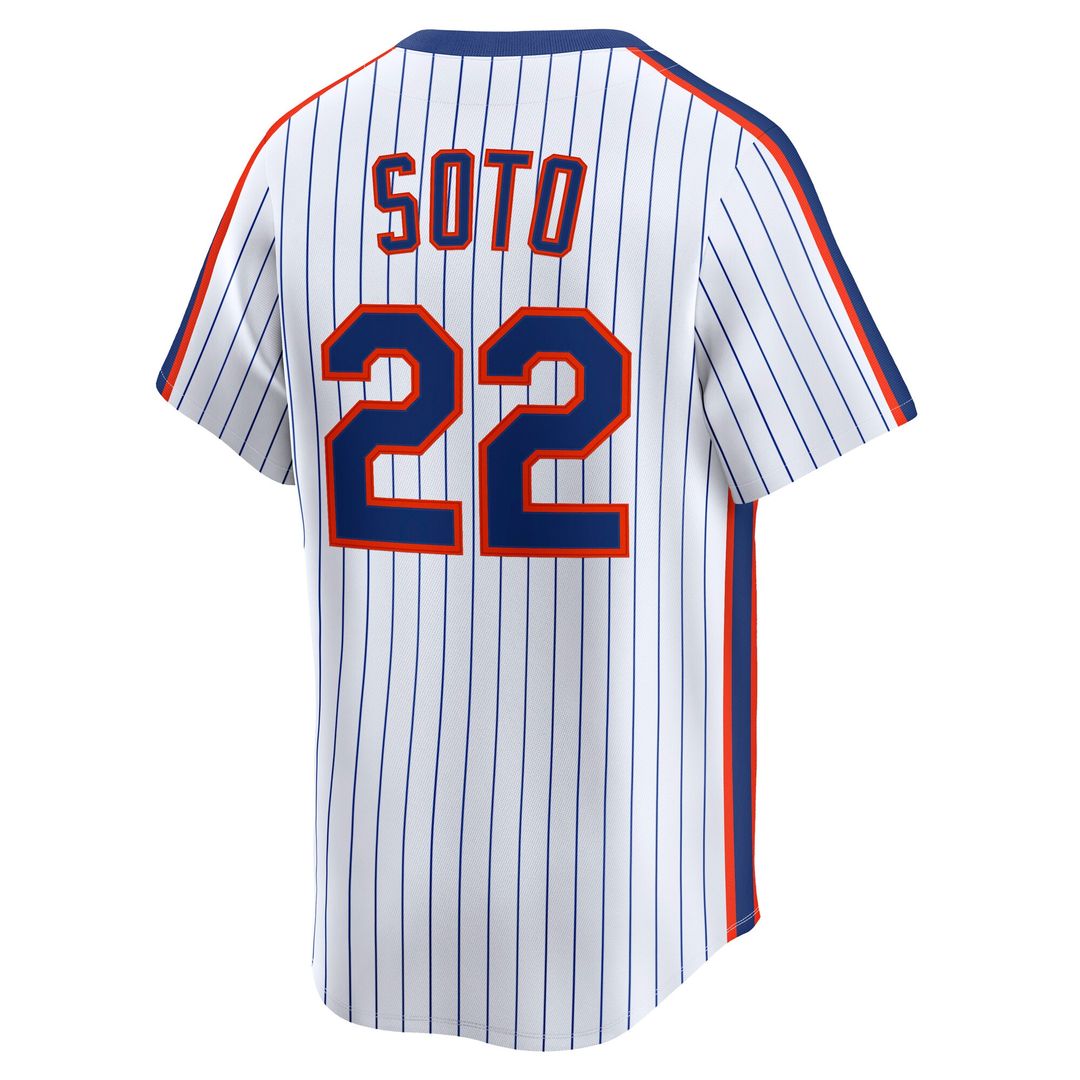 New York Mets Juan Soto Nike Cooperstown Limited 40th Anniversary Jersey - White