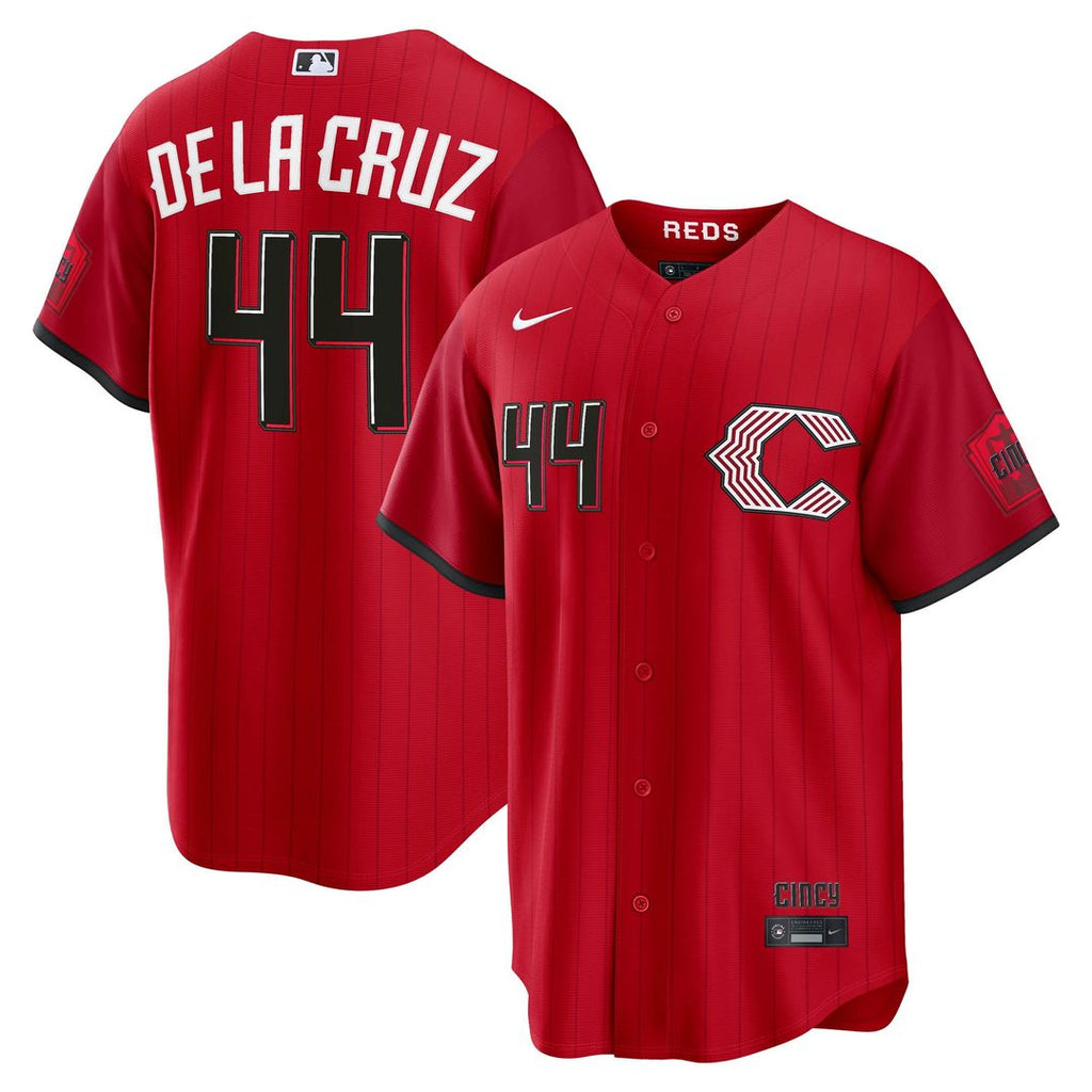 Cincinnati Reds Elly De La Cruz Nike 2026 City Connect Stadium Jersey - Red