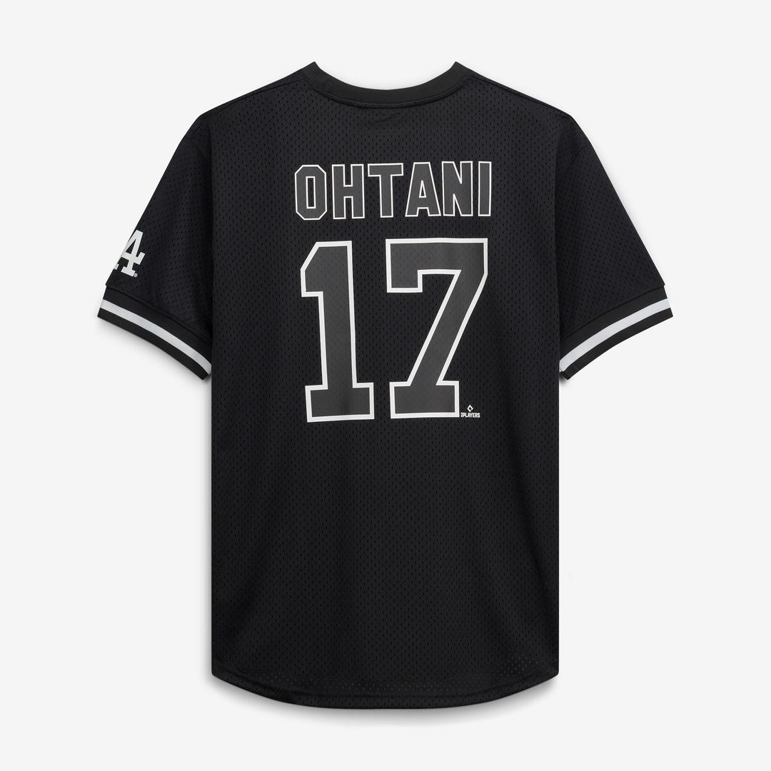 Los Angeles Dodgers Shohei Ohtani Fanatics Big & Tall Heavyweight Mesh Jersey - Black/White