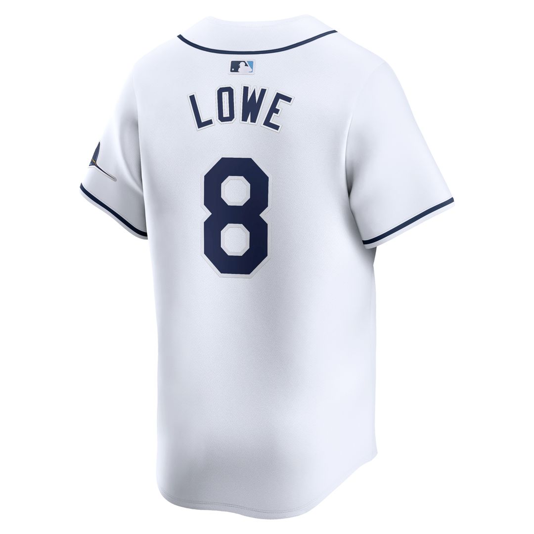 Tampa Bay Rays Brandon Lowe Nike Home Limited Player Jersey - White