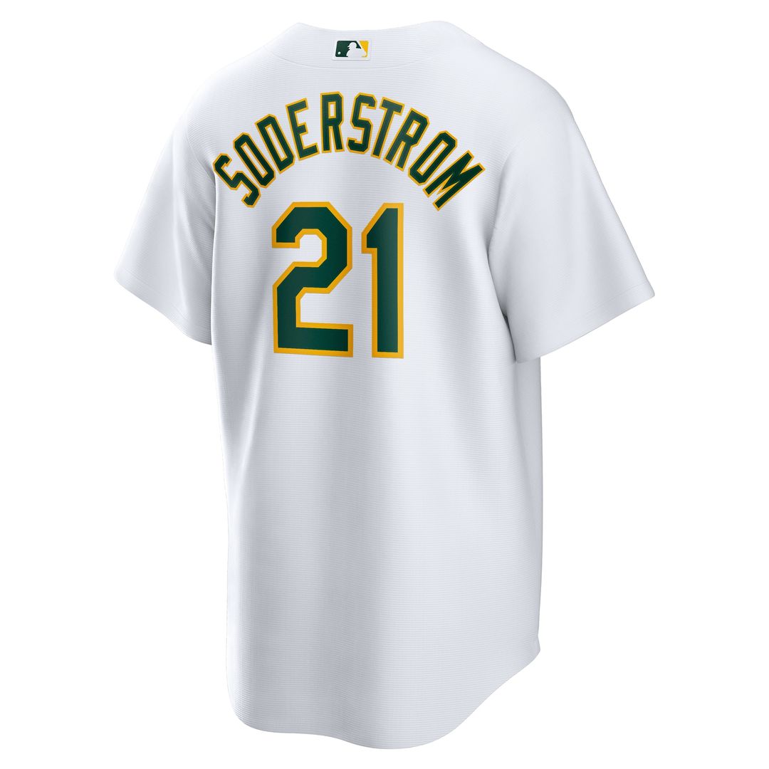 Athletics Tyler Soderstrom Nike Home Replica Jersey - White