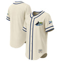 Tampa Bay Rays Stitches Throwback Fashion Jersey - Natural