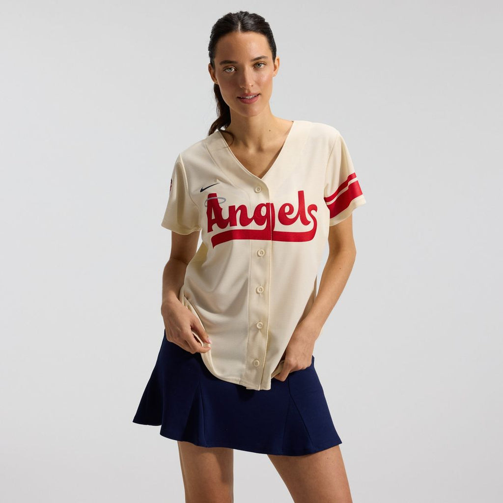 Los Angeles Angels Anthony Rendon Nike Women's City Connect Replica Player Jersey - Cream