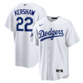 Los Angeles Dodgers Clayton Kershaw Nike Home 2025 World Series Champions Replica Jersey - White