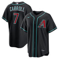 Arizona Diamondbacks Corbin Carroll Nike Alternate Replica Jersey - Black