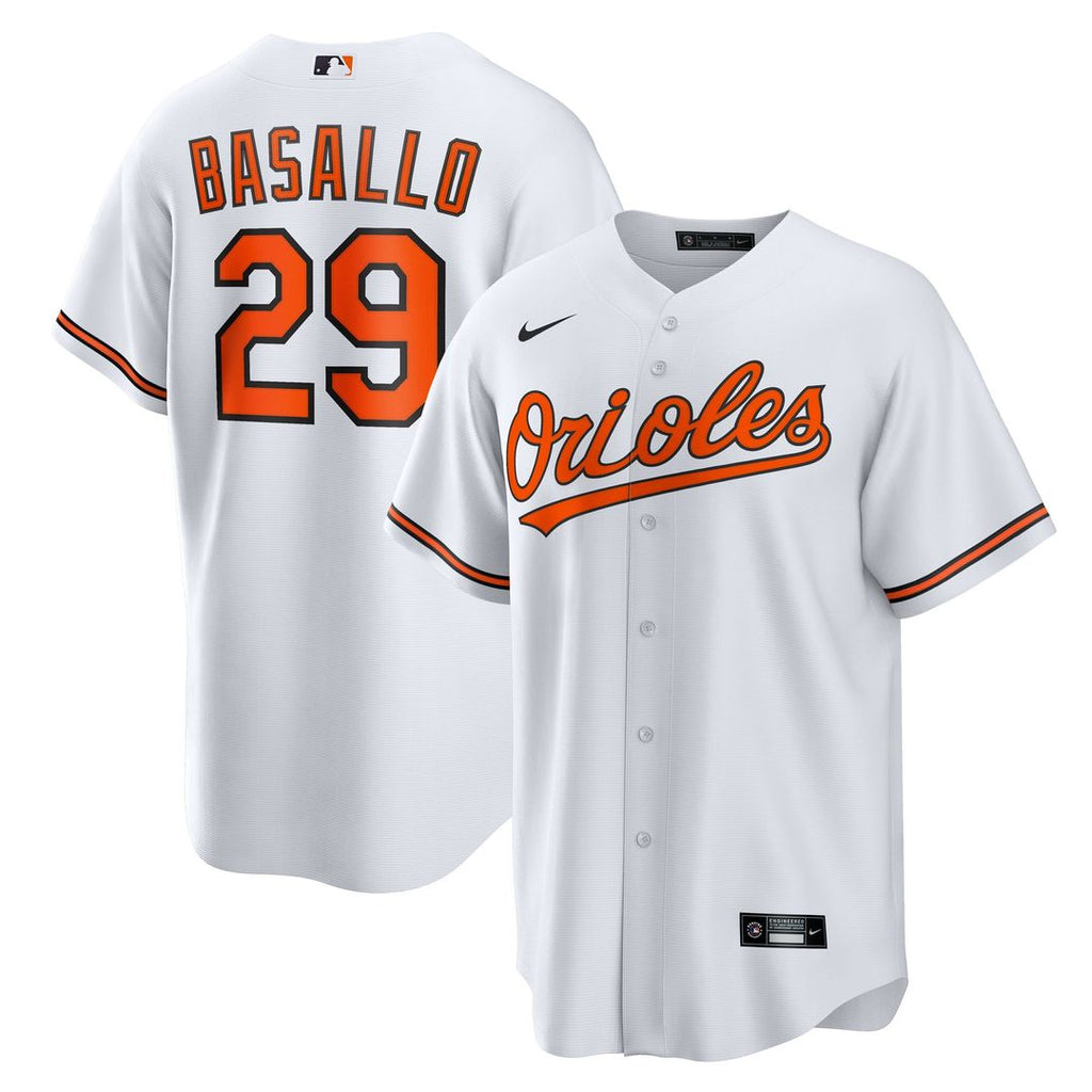 Baltimore Orioles Samuel Basallo Nike Replica Player Jersey - White