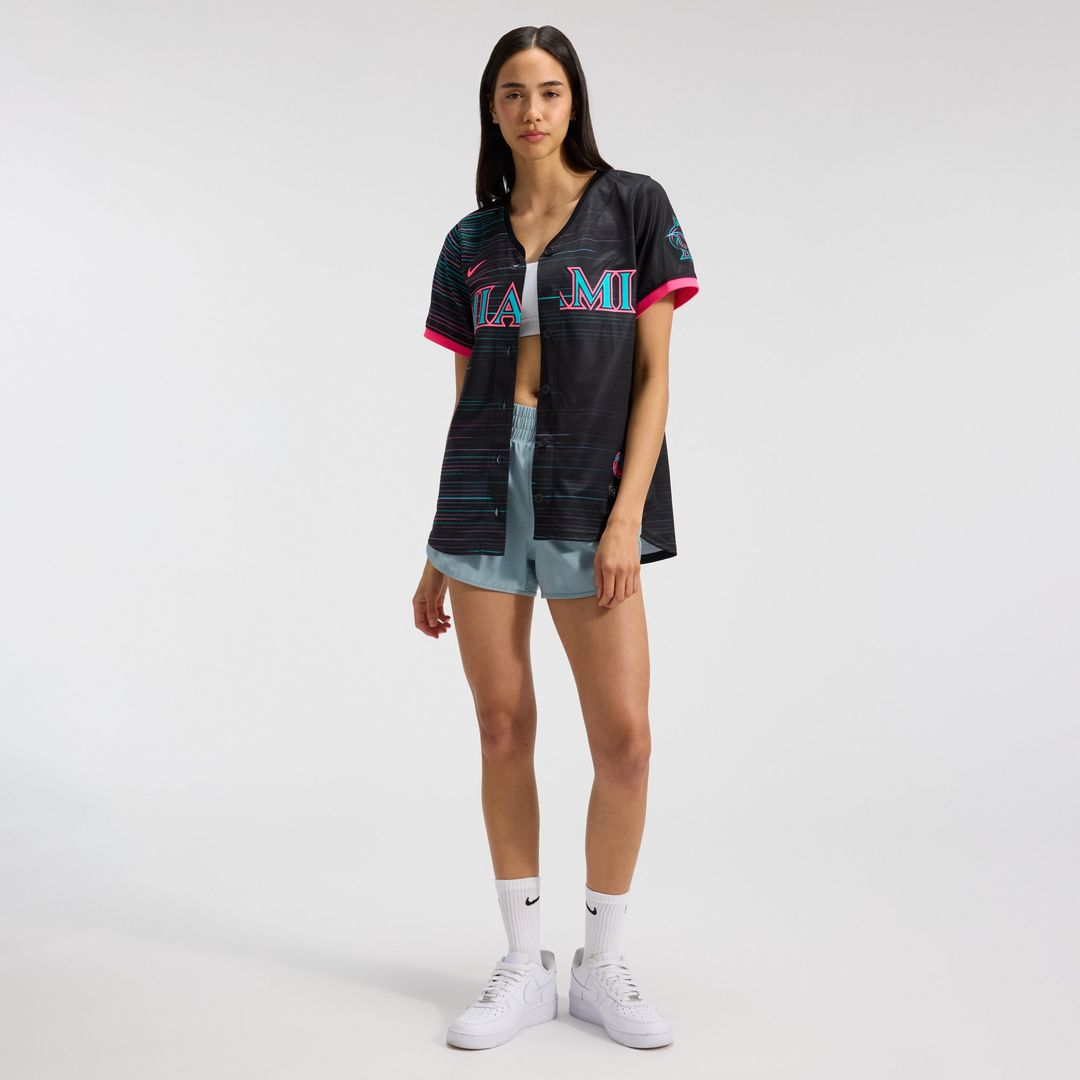 Miami Marlins Nike Women's 2025 City Connect Limited Jersey - Black