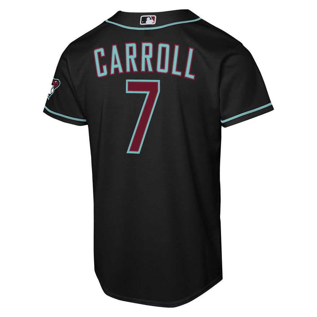 Arizona Diamondbacks Corbin Carroll Nike Youth Alternate Stadium Jersey - Black