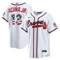 Atlanta Braves Ronald Acuña Jr. Nike USA 250 Fourth of July Home Stadium Jersey - White
