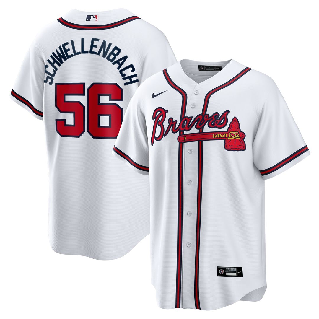 Atlanta Braves Spencer Schwellenbach Nike Home Replica Jersey - White