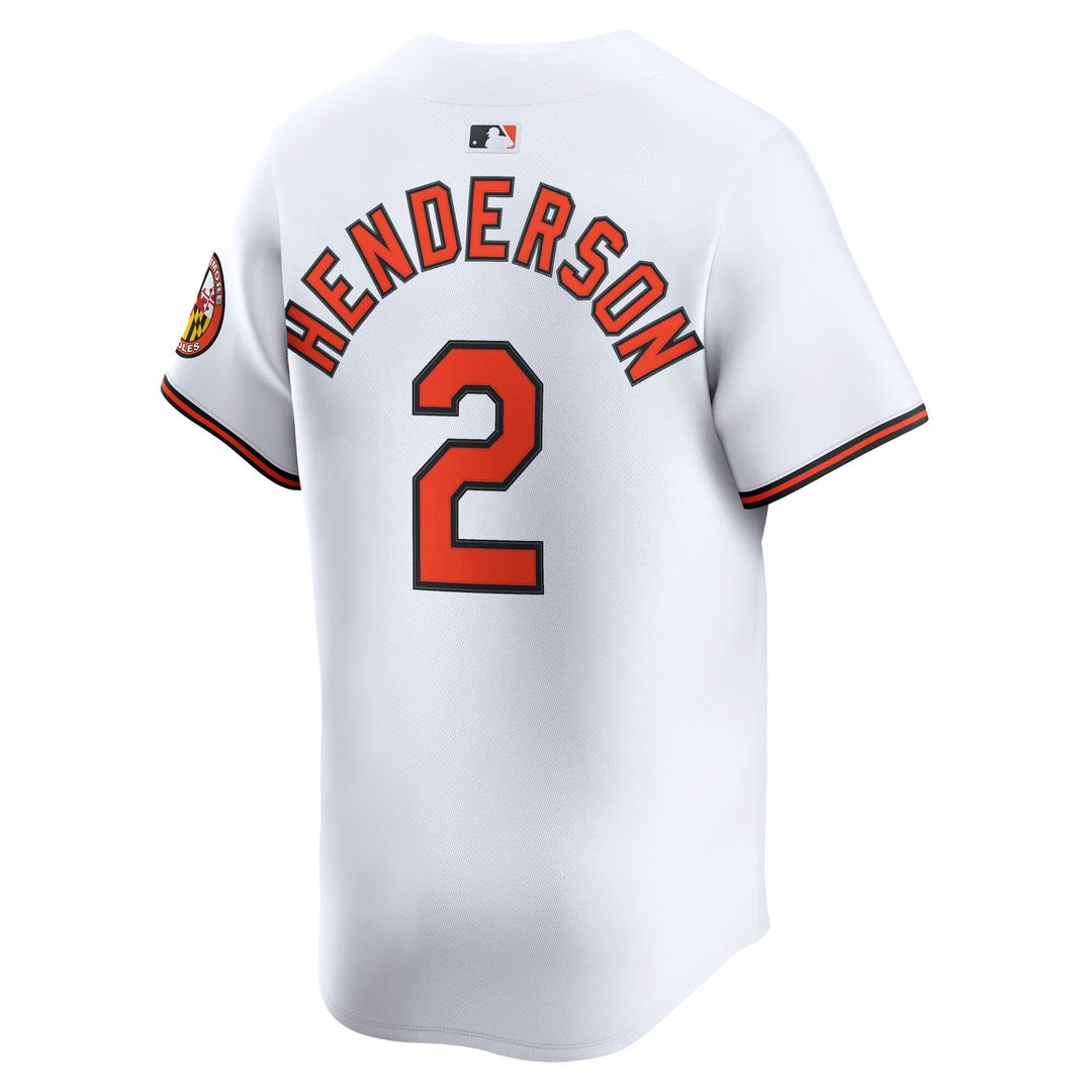 Baltimore Orioles Gunnar Henderson Nike Home Limited Player Jersey - White