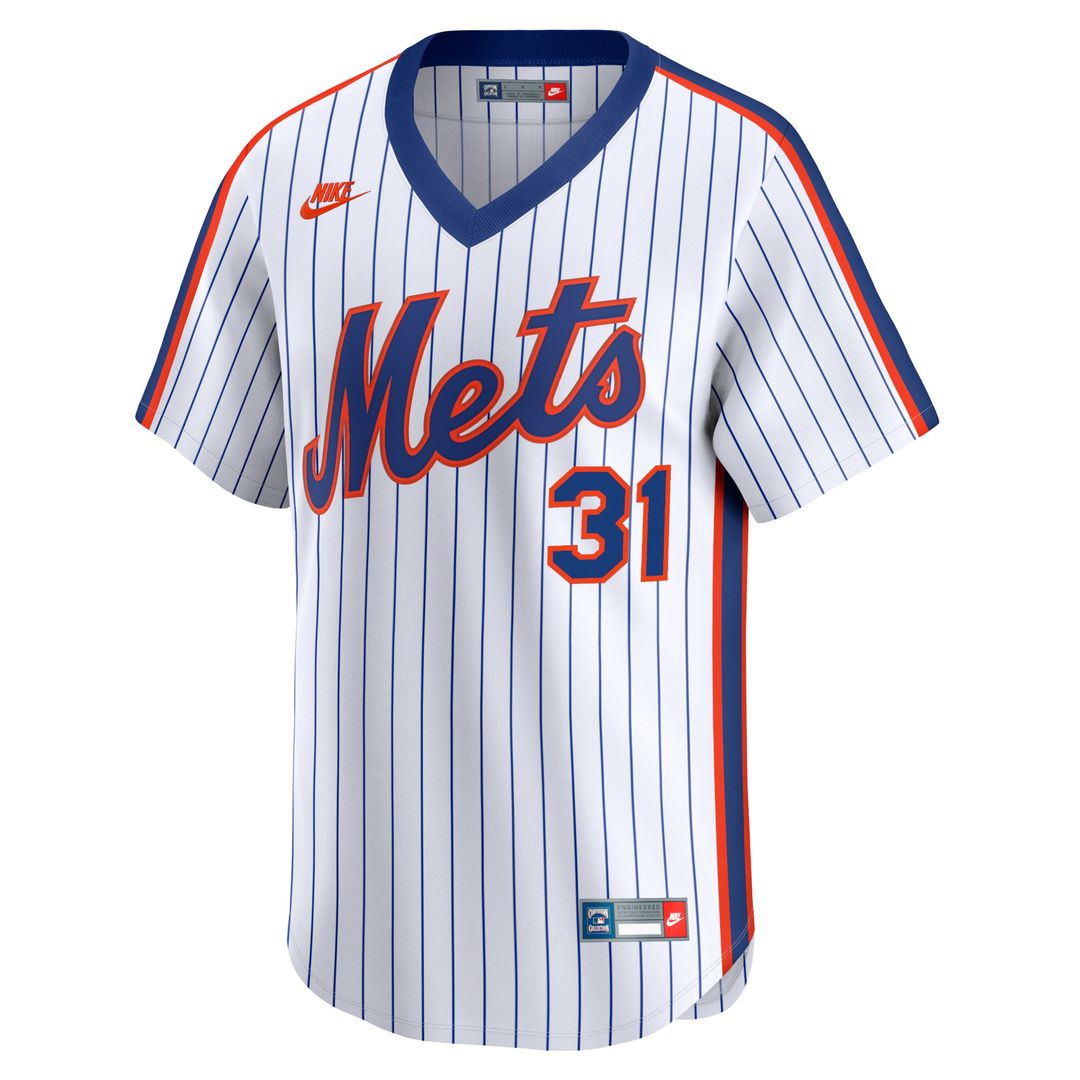 New York Mets Mike Piazza Nike Throwback Cooperstown Limited Jersey - White