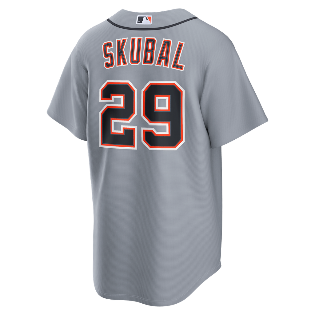 Detroit Tigers Tarik Skubal Nike Road Replica Jersey - Gray