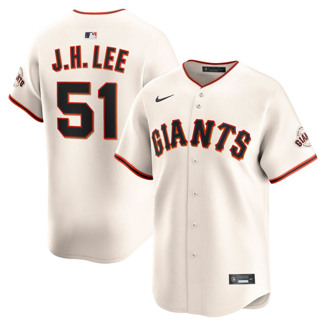 San Francisco Giants Jung Hoo Lee Nike Home Limited Player Jersey - Cream