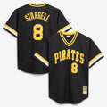Pittsburgh Pirates Willie Stargell Mitchell & Ness Cooperstown Big & Tall Mesh Batting Practice Jersey - Black