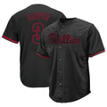 Philadelphia Phillies Bryce Harper Profile Big & Tall Pop Fashion Jersey - Black