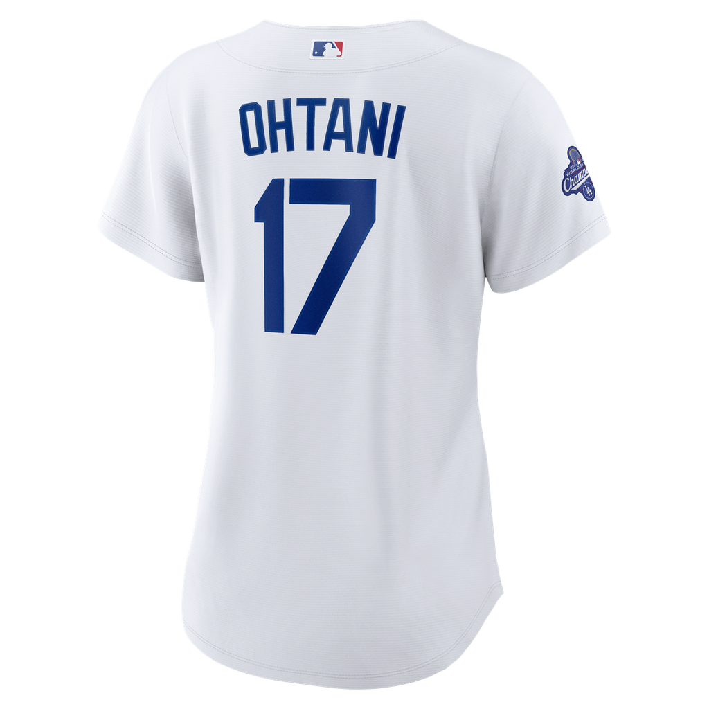 Los Angeles Dodgers Shohei Ohtani Nike Women's 2025 World Series Champions Home Replica Jersey - White