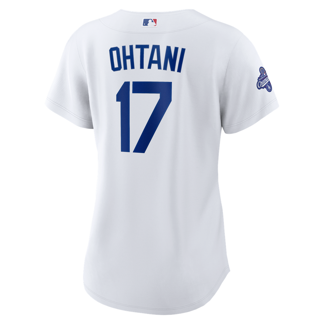 Los Angeles Dodgers Shohei Ohtani Nike Women's 2025 World Series Champions Home Replica Jersey - White