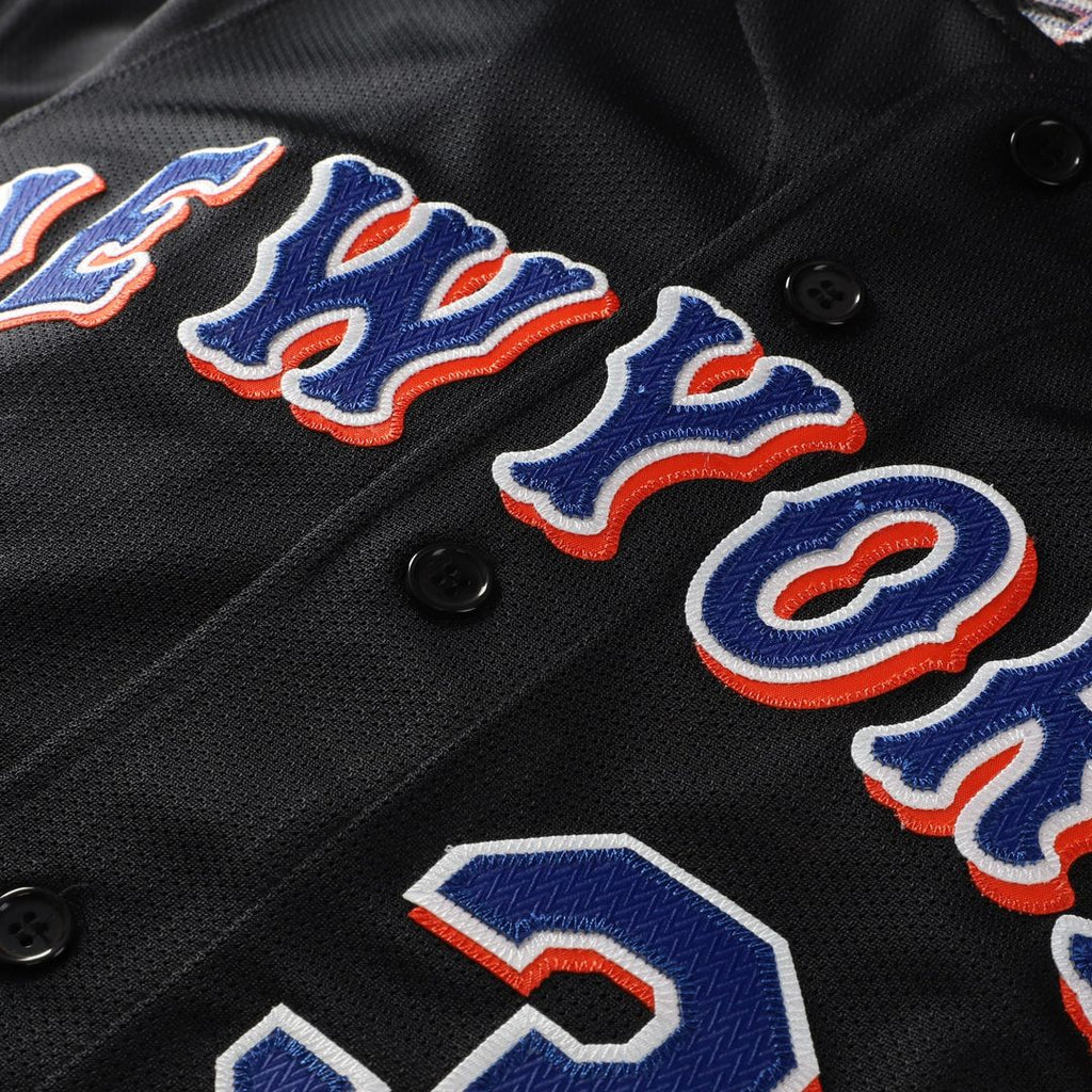 New York Mets Mike Piazza Mitchell & Ness Cooperstown 2000 Batting Practice Jersey - Black