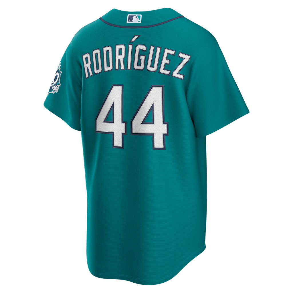 Seattle Mariners Julio Rodríguez Nike Home Stadium 50th Season Patch Jersey - White
