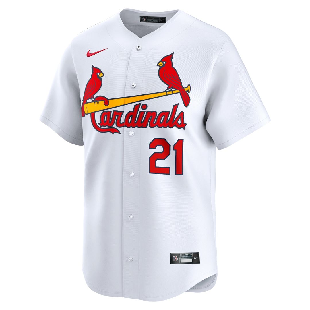 St. Louis Cardinals Lars Nootbaar Nike Home Limited Player Jersey - White